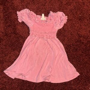 Matilda Jane Pink Ruffled Kids Dress